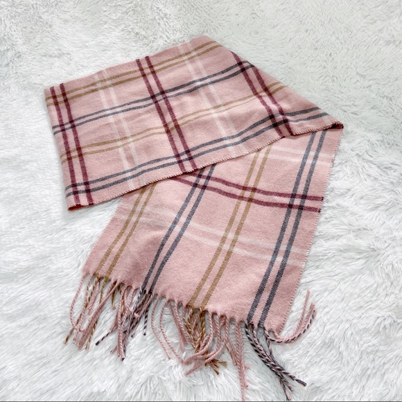Cejon Pink Plaid Scarf - Picture 1 of 4